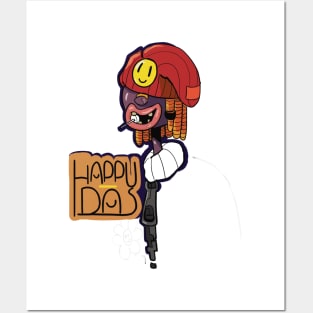 Happy Day Posters and Art